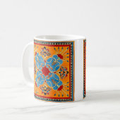 Vintage Assyrische Ornamente Kaffeetasse (Vorderseite Links)
