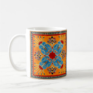 Vintage Assyrische Ornamente Kaffeetasse