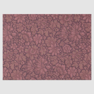 Vintage Ästhetik überall in Blumendruck Seidenpapier