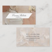 Vintage ästhetische minimalistisch visitenkarte (Vorne/Hinten)