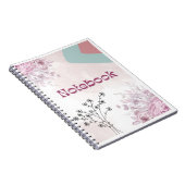 Vintage ästhetische Uni Ruled Lined Notebook Notizblock (Rechte Seite)