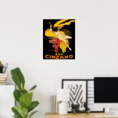 Vintage Asti Cinzano by Cappiello Poster (Heimbüro)