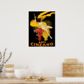 Vintage Asti Cinzano von Cappiello Poster (Küche)