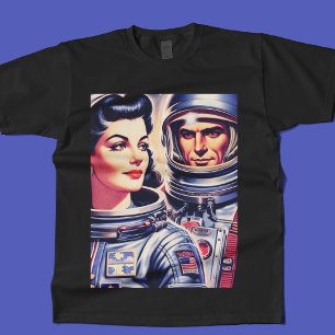 Vintage Astronautenabbildung T-Shirt