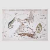 Vintage Astronomical Celestial Map Seidenpapier (Vorderseite)