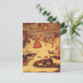 Vintage Astronomie, antike asiatische Himmelskunst Postkarte (Stehend Vorderseite)