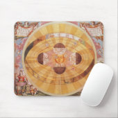 Vintage Astronomie, antikes kopernikanisches Sonne Mousepad (Mit Mouse)