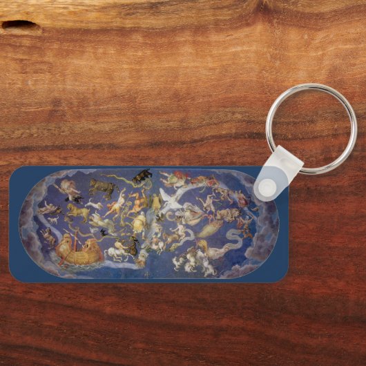 Vintage Astronomie, Celestial Fresco, Konstellatio Schlüsselanhänger (Vorderseite)