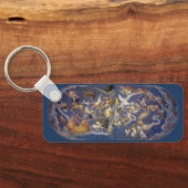 Vintage Astronomie, Celestial Fresco, Konstellatio Schlüsselanhänger (Rückseite)