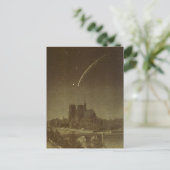 Vintage Astronomie, Donati Comet über Paris 1858 Postkarte (Stehend Vorderseite)
