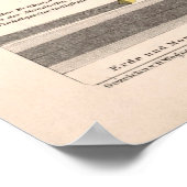 Vintage Astronomie & Himmelskarte (1923) Poster (Ecke)