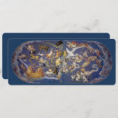 Vintage Astronomie Himmelskonstellationen Fresco (Vorne/Hinten)