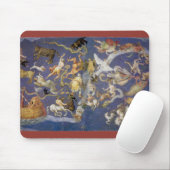 Vintage Astronomie Himmelskonstellationen Fresco Mousepad (Mit Mouse)