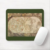 Vintage Astronomie, Himmelslandkarte Mousepad (Mit Mouse)
