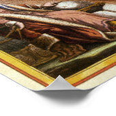 Vintage Astronomie Himmelswelt Kopernikanischer Pl Poster (Ecke)