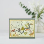 Vintage Astronomie, Hydra-Schlange-Sterne Postkarte (Stehend Vorderseite)