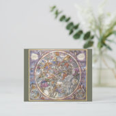 Vintage Astronomie, Karte Christlicher Sternbilder (Stehend Vorderseite)