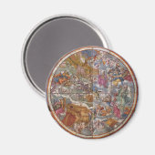 Vintage Astronomie, Karte Christlicher Sternbilder Magnet (Vorderseite/Rückseite)