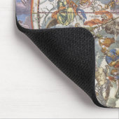 Vintage Astronomie, Karte Christlicher Sternbilder Mousepad (Ecke)