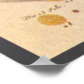 Vintage Astronomie, Kometen von Stanislaw Lubienie Poster (Ecke)