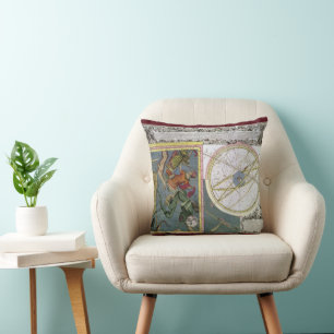 Vintage Astronomie, Kometenbahn von Matthaeus Seut Kissen