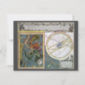 Vintage Astronomie, Kometenweg von Matthaeus Seutt (Vorderseite)