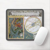 Vintage Astronomie, Kometenweg von Matthaeus Seutt Mousepad (Mit Mouse)