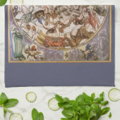 Vintage Astronomie, Konstellationen des südlichen Geschirrtuch (Gefaltet)