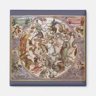 Vintage Astronomie, Konstellationen des südlichen  Magnet