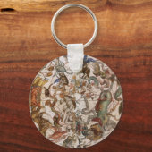 Vintage Astronomie, Konstellationen des südlichen  Schlüsselanhänger (Vorderseite)