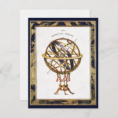 Vintage Astronomie, künstliche oder künstlerische  (Vorne/Hinten)