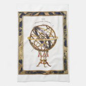 Vintage Astronomie, künstliche oder künstlerische Geschirrtuch (Vertikal)