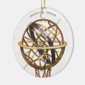 Vintage Astronomie, künstliche oder künstlerische Keramikornament (Links)