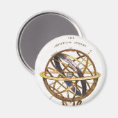 Vintage Astronomie, künstliche oder künstlerische Magnet (Vorderseite/Rückseite)