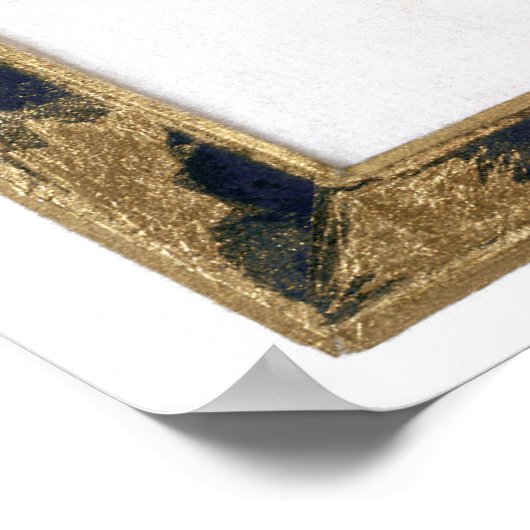 Vintage Astronomie, künstliche oder künstlerische  Poster (Ecke)