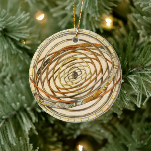 Vintage-Astronomie Planetenumlaufbahn, Andreas Cel Keramik Ornament