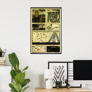 Vintage Astronomie, Stella Magorum, Celestial Star Poster