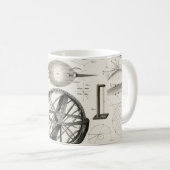 Vintage-Astronomieglobus Kaffeetasse (VorderseiteRechts)