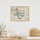 Vintage Astronomiekonstellationen Poster (Küche)