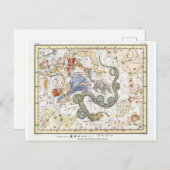 Vintage Astronomiekonstellationen Postkarte (Vorne/Hinten)