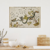 Vintage Astronomische Himmelskarte Poster (Küche)