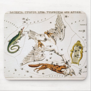 Vintage Astronomische Karte Mousepad