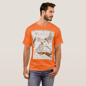 Vintage Astronomische Karte T-Shirt (Vorne ganz)