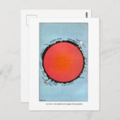 Vintage Astronomische Übersicht über den Erdkreuz Postkarte (Vorne/Hinten)