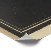 Vintage Astronomische und Himmelskarte (1850) Poster (Ecke)