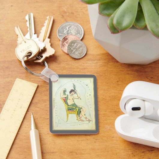 Vintage Astronomy, Cassiopeia Constellation Stars Schlüsselanhänger (Schreibtisch)