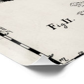 Vintage Astronomy Constellations Celestial Map  Poster (Ecke)