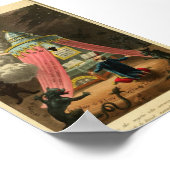 Vintage Astronomy Illustration Poster (Ecke)