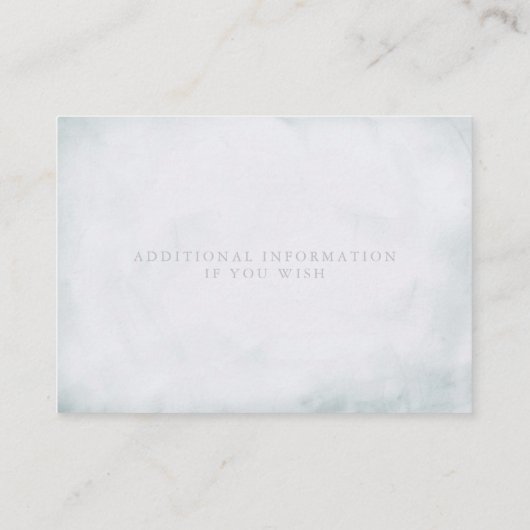 Vintage Atemberaubende Lilac- und Weißrosen Visitenkarte (Rückseite)