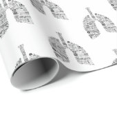 Vintage Atemschutzmittel - Geschenk des Lungenfors Geschenkpapier (Rolleneckpunkt)